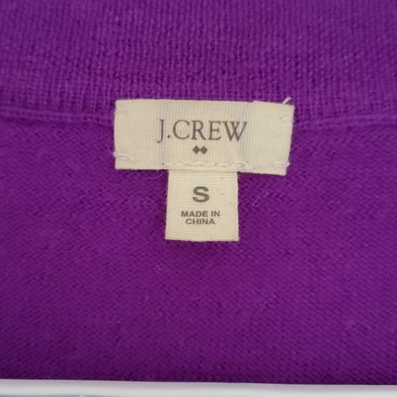 Purple Merino wool work sweater - Picture 3 of 4